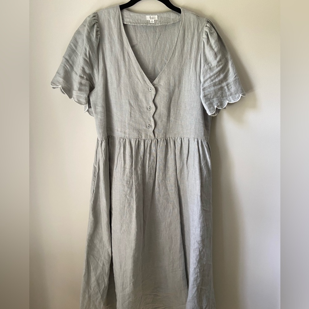 Shop Dahl Cottage Linen Helen Dress